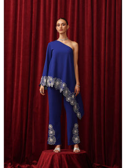 AMOSHI - Blue Kai Embellished Co-Ord (Set of 2)