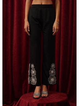 AMOSHI - Black Kai Embroidered Trouser