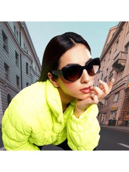 Vintage - Calm Col 319 Women Solid Sunglass - Brown (54)