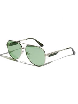 Vintage - Diffuse Col 335 Unisex Solid Sunglass - Green (59)