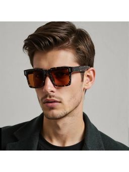 TED SMITH - Unisex Brown Premium Italian Acetate Sunglasses with Polarized Lenses