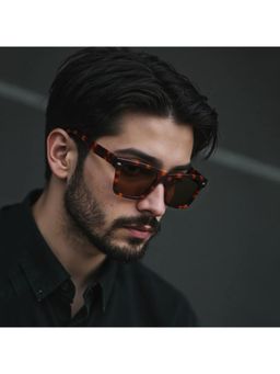 TED SMITH - Unisex Brown Premium Italian Acetate Sunglasses with Polarized Lenses