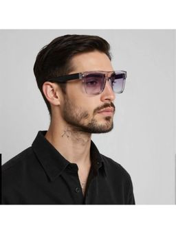 TED SMITH - Unisex Grey Graded Premium Italian Acetate Sunglasses with Polarized Lenses