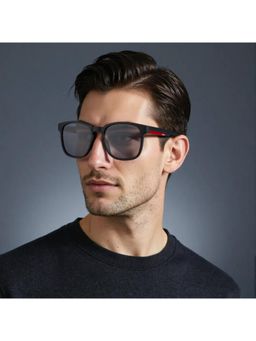 TED SMITH - Unisex Black Premium Italian Tr90 Sunglasses with Polarized Lenses