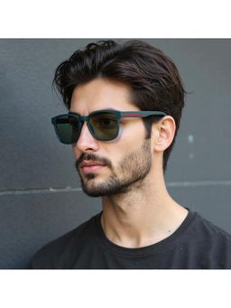 TED SMITH - Unisex Green Premium Italian Tr90 Sunglasses with Polarized Lenses