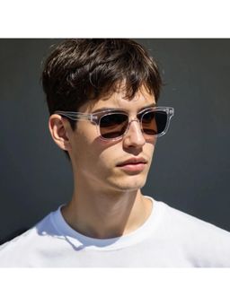 TED SMITH - Unisex Black Premium Italian Acetate Sunglasses with Polarized Lenses