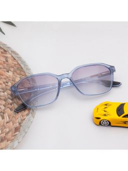 TED SMITH - Unisex Grey Graded Premium Italian Tr90 Sunglasses with Polarized Lenses