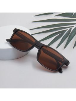 TED SMITH - Unisex Brown Premium Italian Tr90 Sunglasses with Polarized Lenses