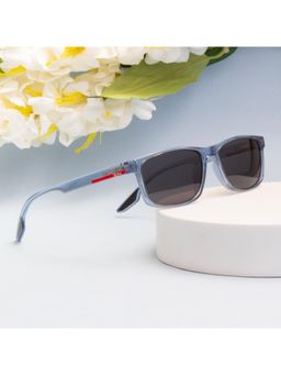 TED SMITH - Unisex Black Premium Italian Tr90 Sunglasses with Polarized Lenses