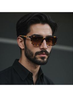 TED SMITH - Unisex Brown Premium Italian Acetate Sunglasses with Polarized Lenses