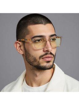 TED SMITH - Unisex Light Brown Premium Italian Acetate Sunglasses with Polarized Lenses