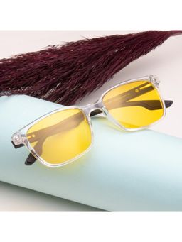 TED SMITH - Unisex Yellow Premium Italian Tr90 Sunglasses with Polarized Lenses