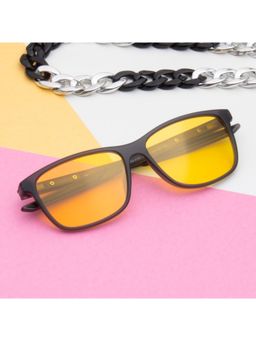 TED SMITH - Unisex Yellow Premium Italian Tr90 Sunglasses with Polarized Lenses