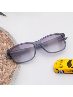 TED SMITH - Unisex Grey Graded Premium Italian Tr90 Sunglasses with Polarized Lenses