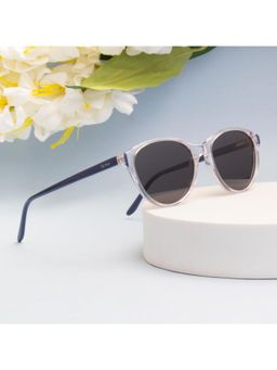 TED SMITH - Women Black Premium Italian Acetate Sunglasses with Polarized Lenses