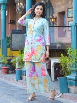 Autumnlane - Bhakti Seaweed Cotton Co-ord (Set of 2)