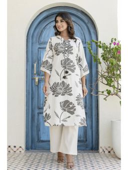 Autumnlane - Samiha Frost Cotton Kurta with Pant (Set of 2)