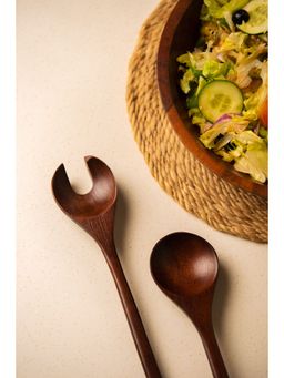 SG Home - Wooden Spoon Fork (Set of 2)