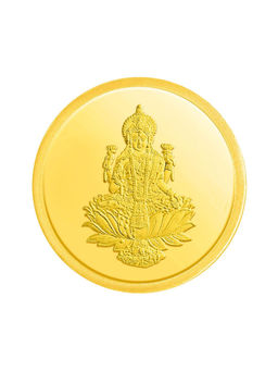 Candere by Kalyan Jewellers - 24K-999 Laxmi 10 gms Yellow Gold Coin