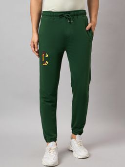 Club York - Dark Green Embroidery Track Pant