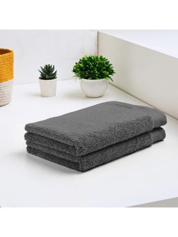 SPACES - Luxury Egyptian Cotton Hand Towel-Charcoal Grey (M)
