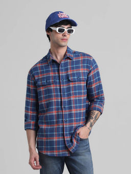 Jack & Jones - Blue Regular Fit Shirt