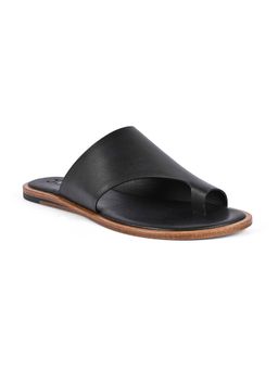 Vanilla Moon - Women Black One Toe Flats