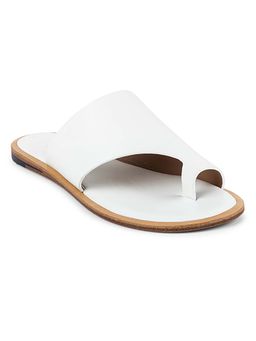 Vanilla Moon - Women White One Toe Flats