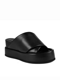Vanilla Moon - Women Black Round Toe Sandals