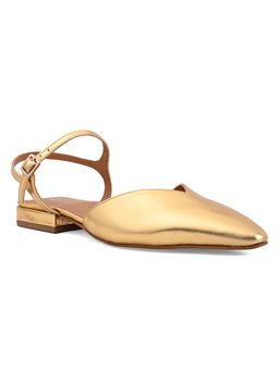 Vanilla Moon - Women Gold Pointed Toe Sandals