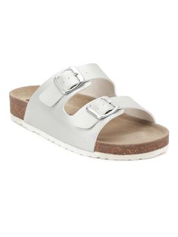 HF Journey - Women Silver Round Toe Sandals