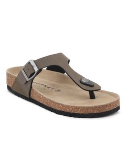 HF Journey - Women Brown Round Toe Sandals