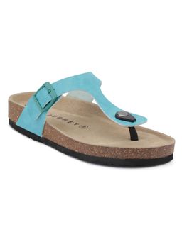 HF Journey - Women Turquoise Round Toe Sandals