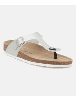 HF Journey - Men Silver Round Toe Sandals