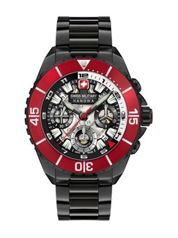 Swiss Military Hanowa - HANS NOLL Black Dial Chronograph Watch - 05- 5342.13.007 (M)