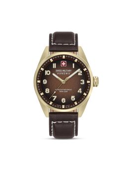 Swiss Military Hanowa - GREYHOUND Dark Brown Dial Analogue Watch - SMWGA0001551 (M)