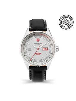 Swiss Military Hanowa - AFTERBURN Silver Round Dial Analogue Watch - SMWGB2101001 (M)