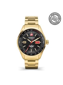 Swiss Military Hanowa - AFTERBURN Black Round Dial Analogue Watch - SMWGH2101010 (M)