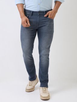Spykar - Grey Mid Rise Regular Fit Casual Jeans