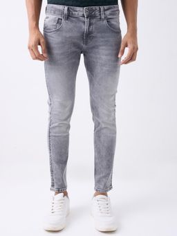 Spykar - Grey Low Rise Skinny Fit Casual Jeans