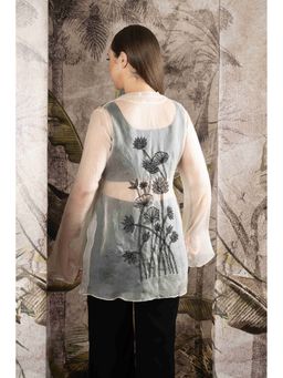 Sainy Garg Couture - Niva Ivory Top