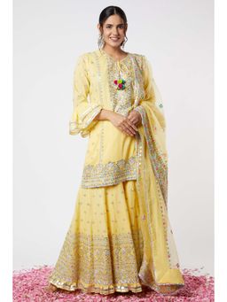 Gopi Vaid - Noor Frill Sharara (Set of 3)