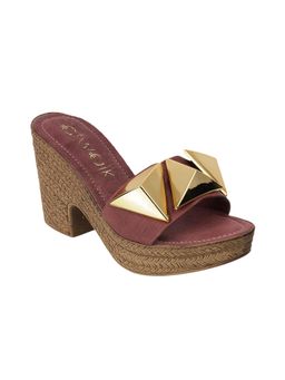 Catwalk - Women Maroon Block Heels