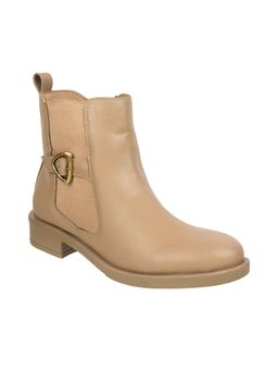 Catwalk - Women Beige Chelsea Boots