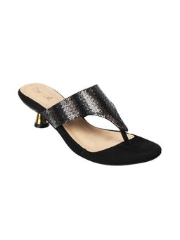 Catwalk - Women Black Kitten Heels