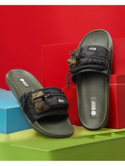 Bacca Bucci - Utility Slide for Men Green Sliders