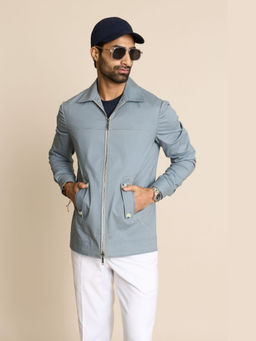Gargee Designers - Cotton Solid/Plain Grey Shacket