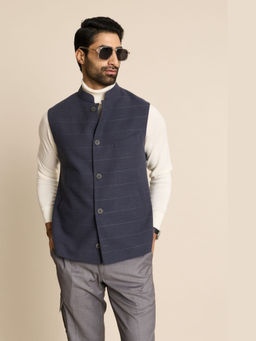 Gargee Designers - Wool Solid/Plain Grey Jacket