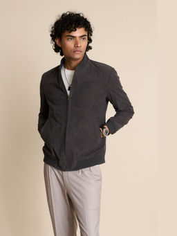 Gargee Designers - Corduroy Solid/Plain Grey Jacket