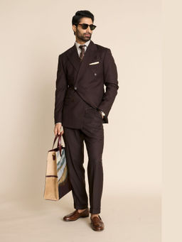 Gargee Designers - Polyester Solid Jacket with Pant